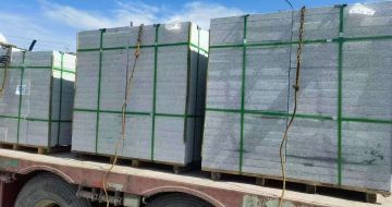 宁德 芝麻白花岗岩地铺石装车日常