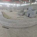 宁德 芝麻白异形坐凳，自然面光面弧形加工