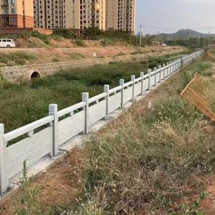 宁德 白麻河道栏杆效果展示图