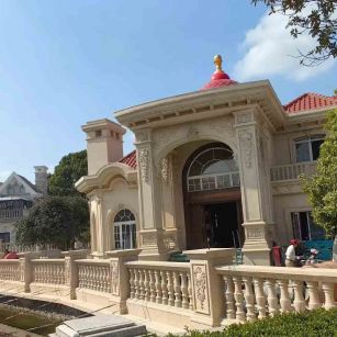 宁德 黄金麻花岗岩欧式别墅