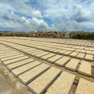 宁德 黄金麻荔枝面花岗岩石材地铺石防护中