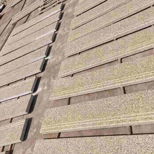 宁德 黄金麻花岗岩光面楼梯踏步