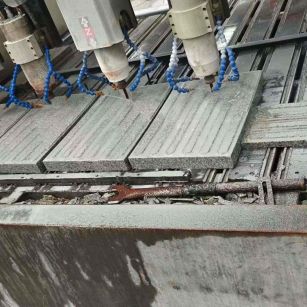 宁德 芝麻白花岗岩荔枝面盲道雕刻