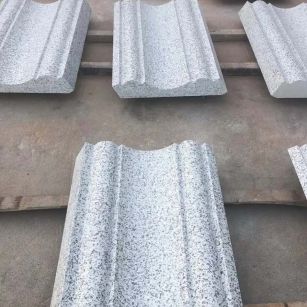 宁德 白麻花岗岩光面别墅线条