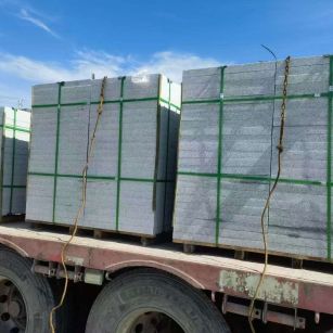 宁德 芝麻白花岗岩地铺石装车日常