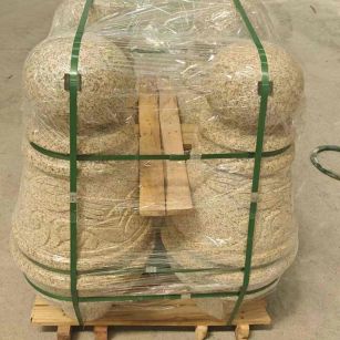 宁德 黄金麻异形定制雕花——棒棒糖挡车柱