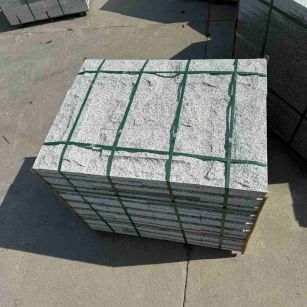 宁德 白麻花岗岩石材自然面蘑菇石成品