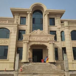 宁德 黄金麻花岗岩别墅外墙干挂