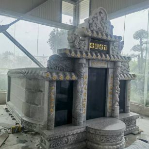 宁德 芝麻白墓碑效果展示图