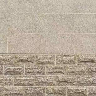 宁德 黄金麻自然面蘑菇石配荔枝面干挂