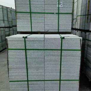 宁德 芝麻白火烧，园林广场市政工程地铺石，1.8~5.0厚均有现货