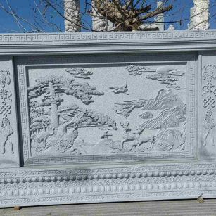宁德 芝麻白大型照壁，屏风，影壁