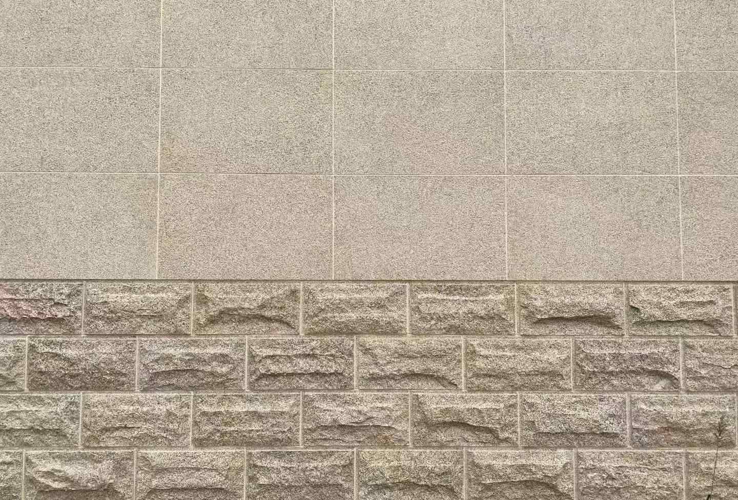 宁德 黄金麻自然面蘑菇石配荔枝面干挂