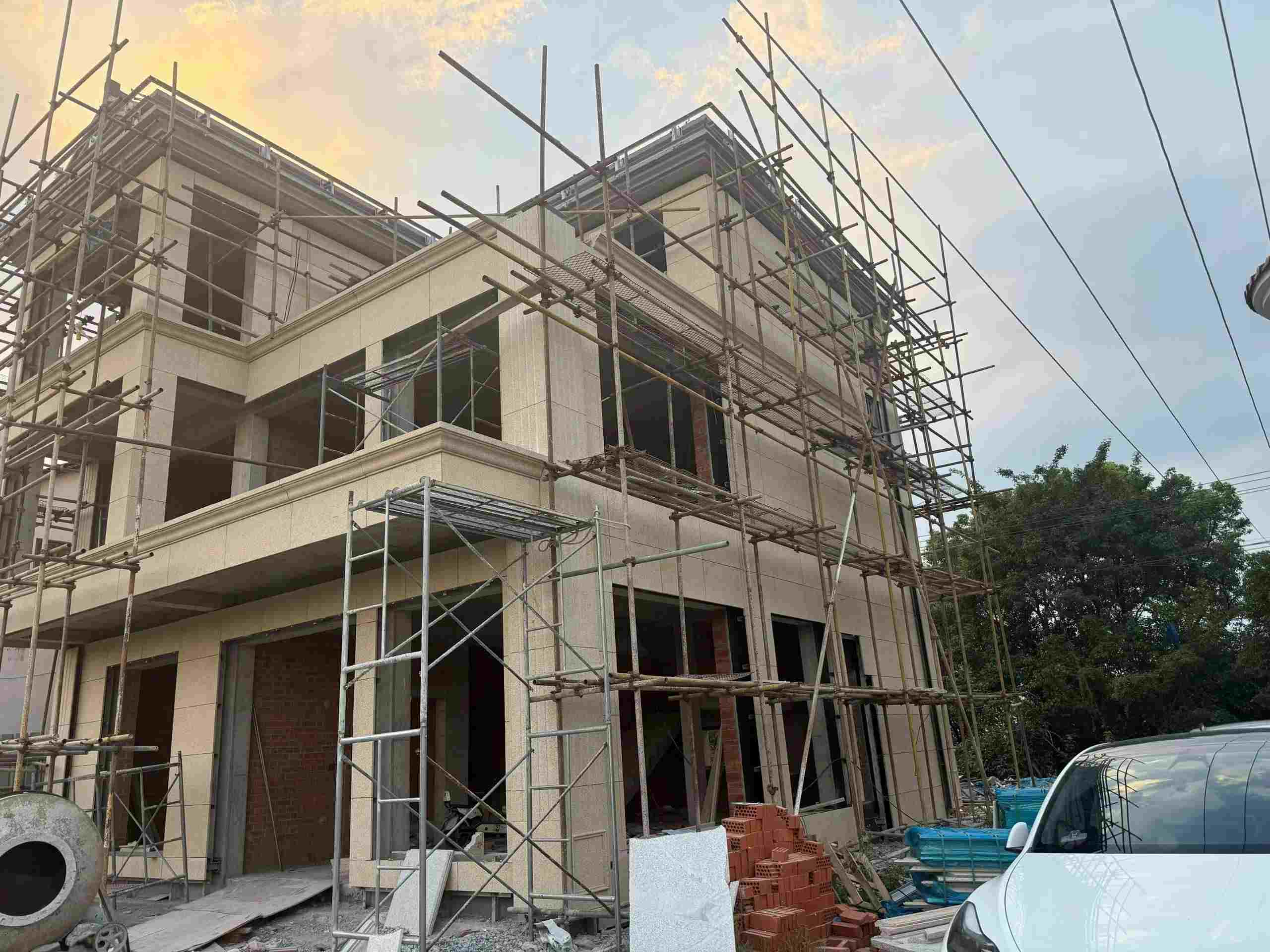 宁德 黄金麻荔枝面花岗岩外墙干挂