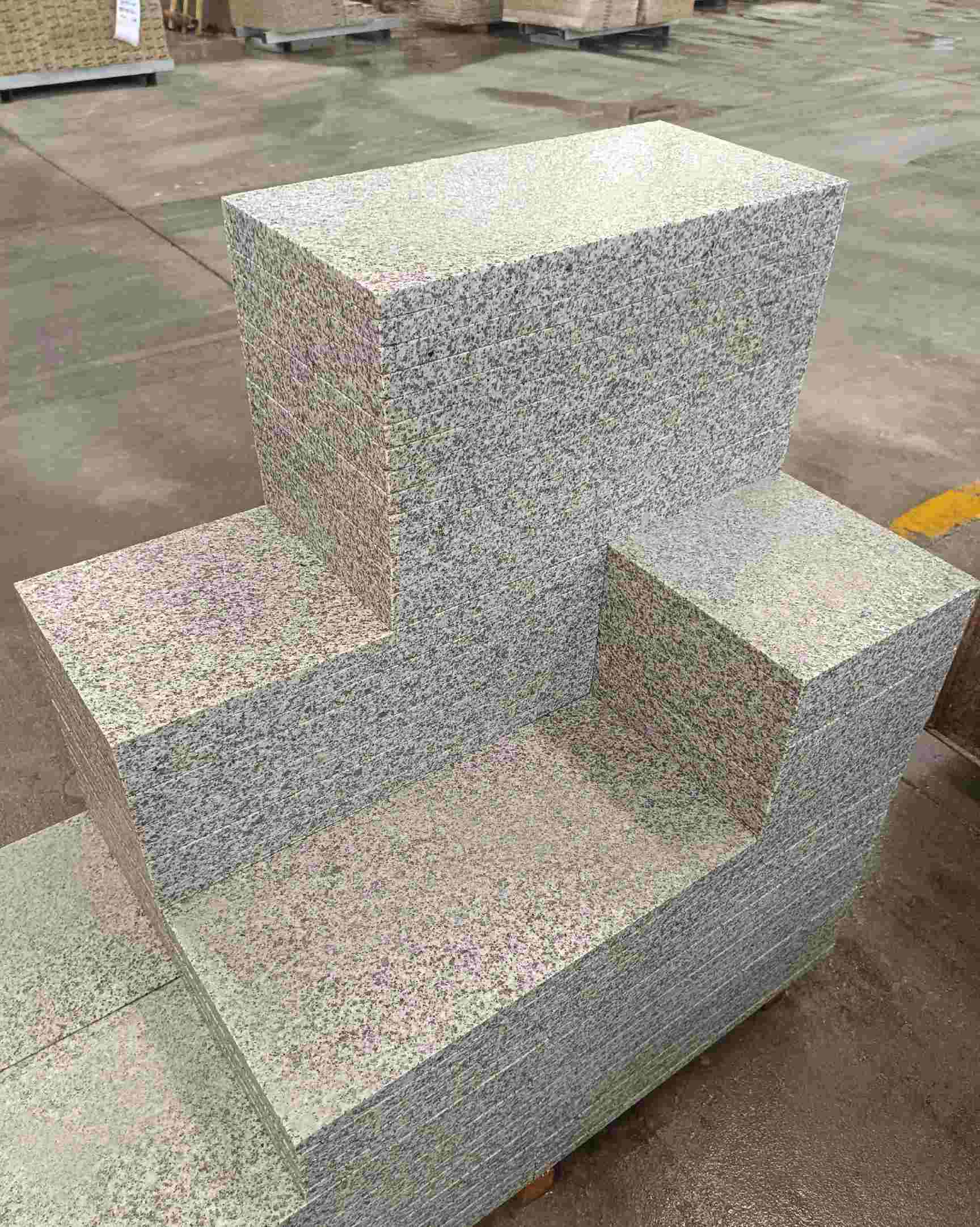 宁德 白麻花岗岩荔枝面地铺石