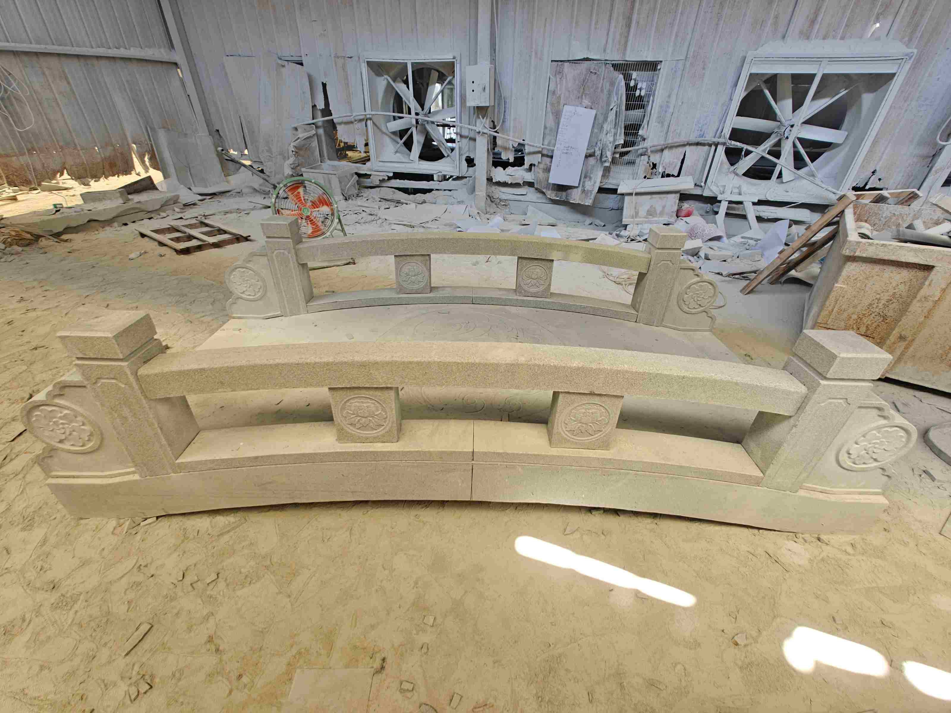 宁德 芝麻灰花岗岩异形加工-拱桥，石桥