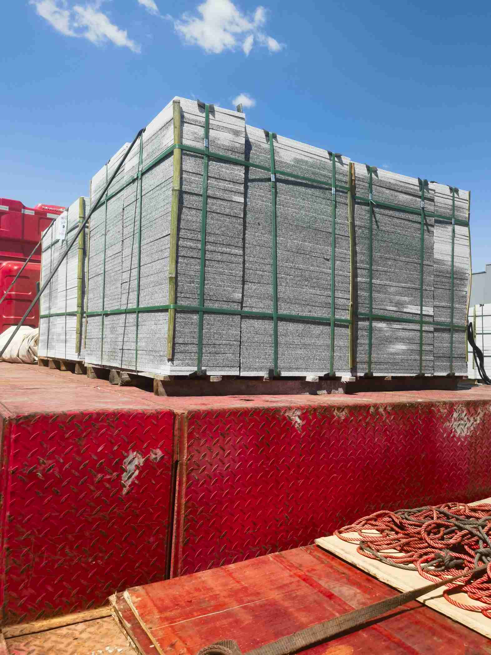 宁德 芝麻白火烧规格板地铺石300*600/600*600