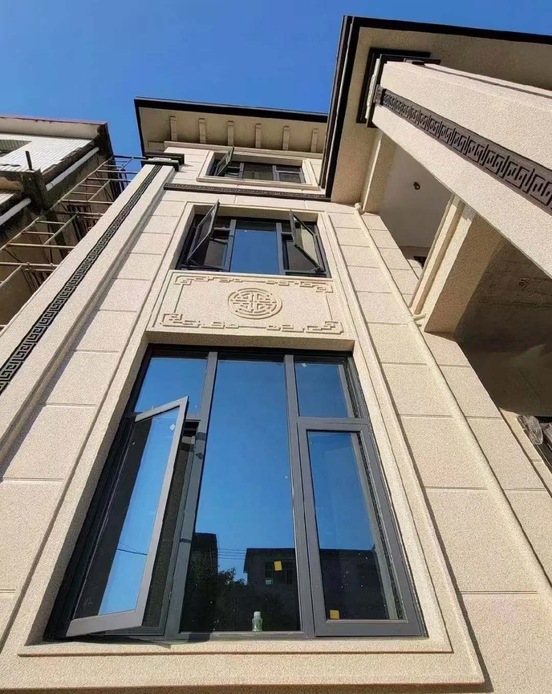 宁德 黄金麻荔枝面别墅外墙干挂效果展示