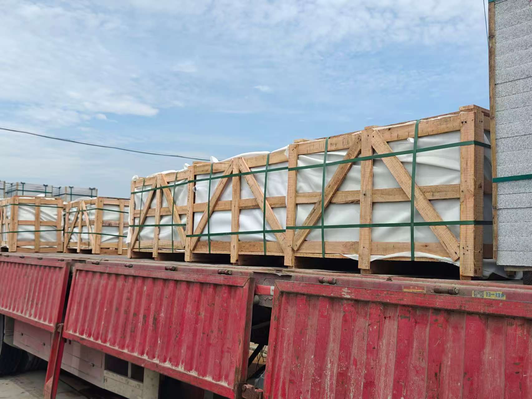 宁德 芝麻白花岗岩地铺石出口专车-泰国游