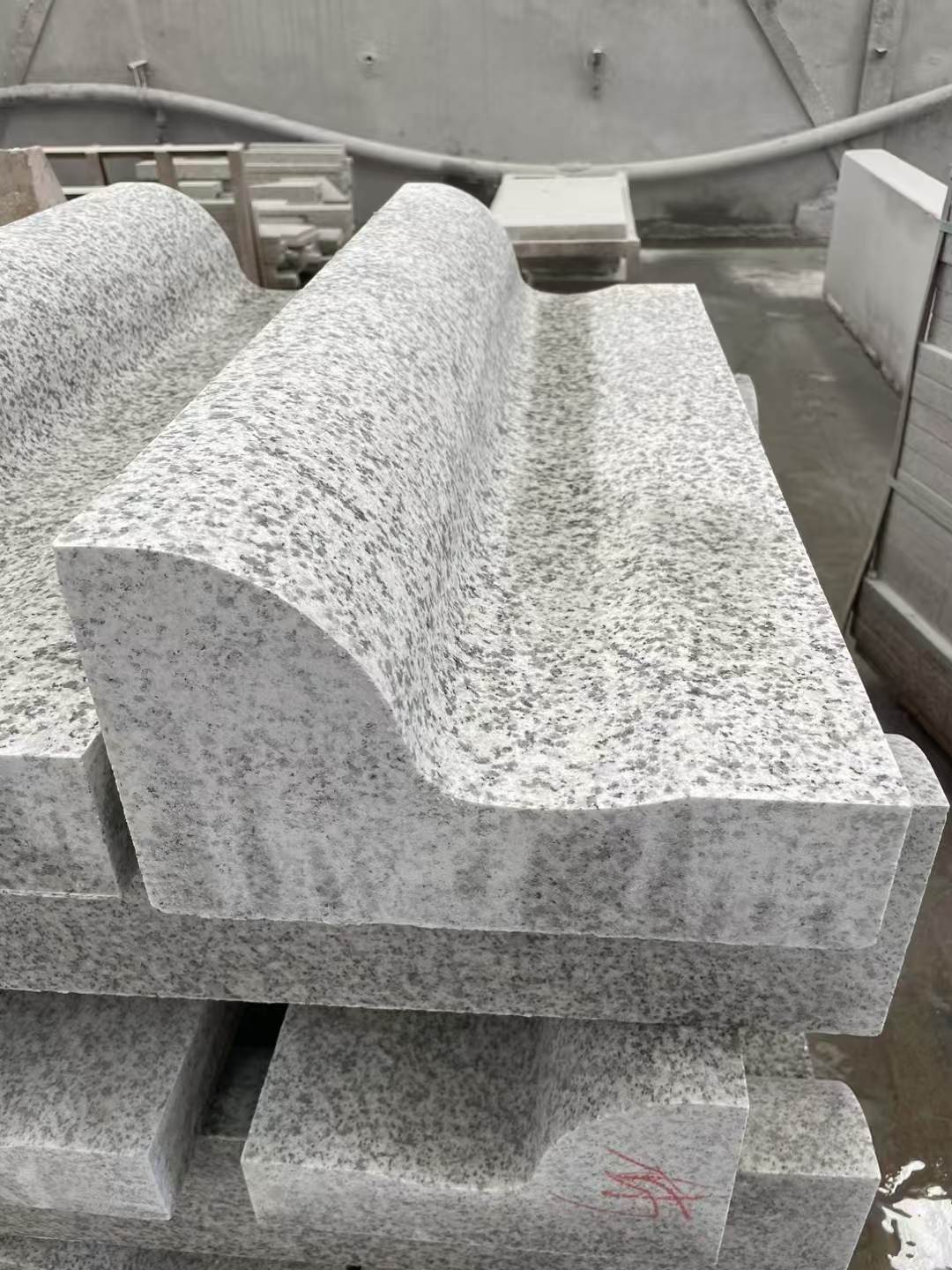 宁德 白麻花岗岩S型路沿石，路侧石，马路牙子等