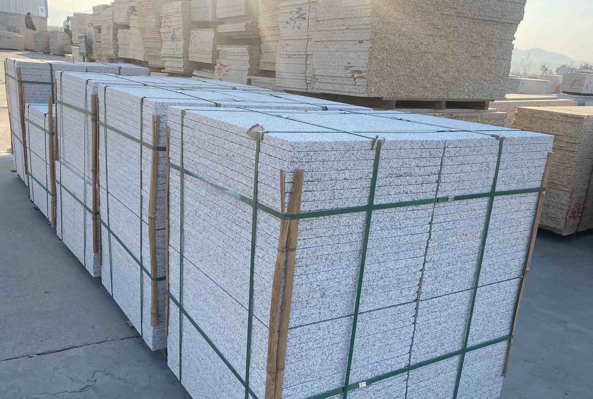 宁德 白麻花岗岩荔枝面地铺石